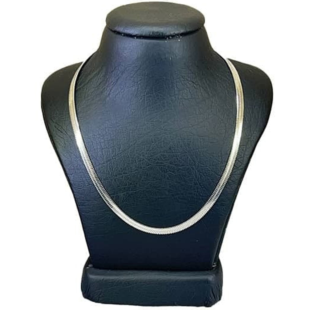 گردنبند مدل ماری نقره ای 